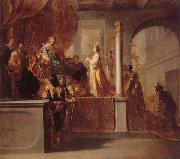 KNUPFER, Nicolaus The Queen of Sheba Before Solomon china oil painting reproduction